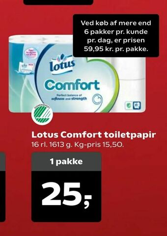 Lotus Comfort toiletpapir