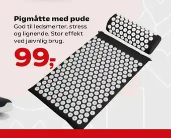 Pigmåtte med pude