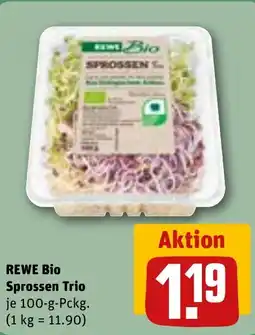 REWE DE REWE Bio Sprossen Trio tilbud