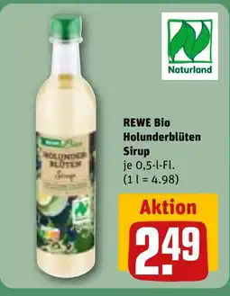 REWE DE REWE Bio Holunderblüten Sirup tilbud