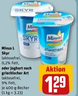 REWE DE Minus L Skyr tilbud