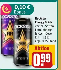 REWE DE Rockstar Energy Drink tilbud