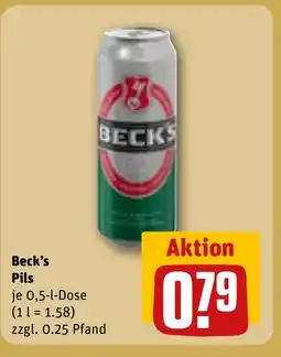 REWE DE Beck's Pils tilbud