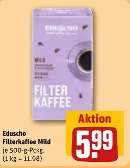 REWE DE Eduscho Filterkaffee Mild tilbud