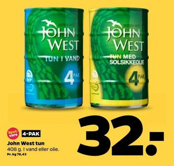 Netto John West tun tilbud