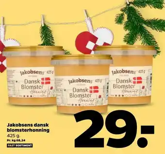 Netto Jakobsens dansk blomsterhonning tilbud