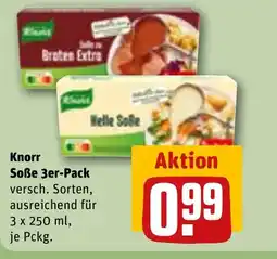 REWE DE Knorr Soße 3er-Pack tilbud