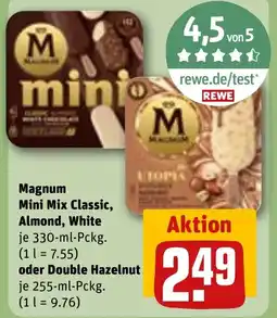 REWE DE Magnum Mini Mix Classic, Almond, White tilbud