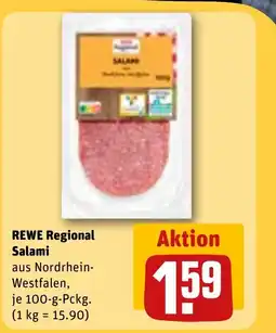 REWE DE REWE Regional Salami tilbud