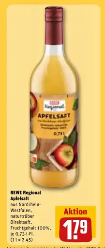 REWE DE REWE Regional Apfelsaft tilbud