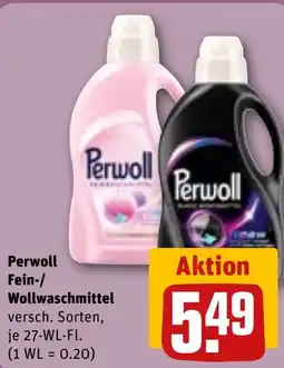REWE DE Perwoll Fein-/ Wollwaschmittel versch. Sorten, tilbud