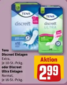 REWE DE Tena Discreet Einlagen tilbud