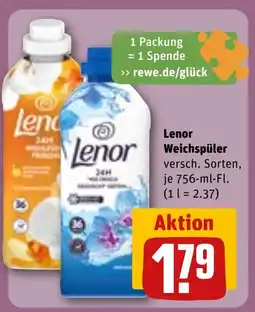 REWE DE Lenor Weichspüler tilbud