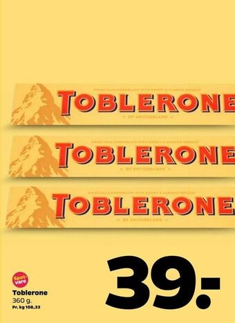 Netto Toblerone tilbud