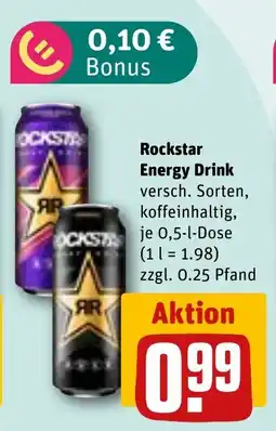 REWE DE Rockstar Energy Drink tilbud