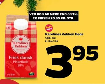Netto Karolines Køkken fløde tilbud