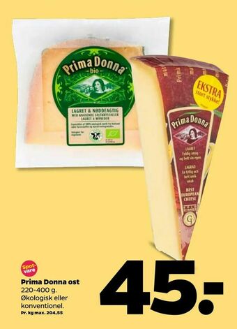 Netto Prima Donna ost tilbud