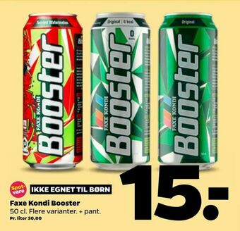 Netto Faxe Kondi Booster tilbud
