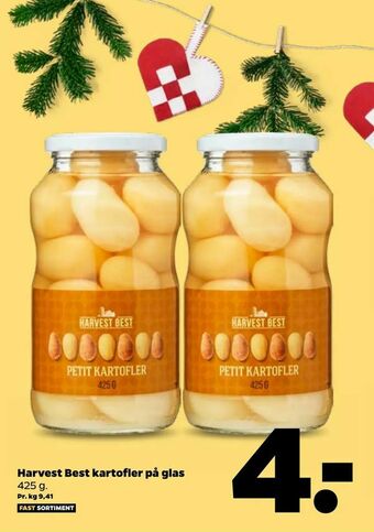 Netto Harvest Best kartofler på glas tilbud