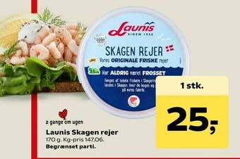 SuperBrugsen Launis Skagen rejer tilbud