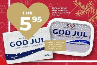SuperBrugsen Lurpak smør eller smørbar tilbud