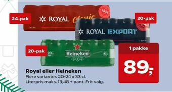 Royal eller Heineken