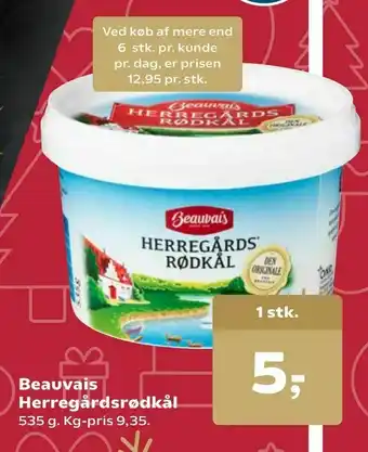 SuperBrugsen Beauvais Herregårdsrødkål tilbud