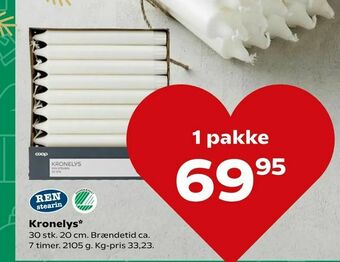 SuperBrugsen Kronelys* tilbud