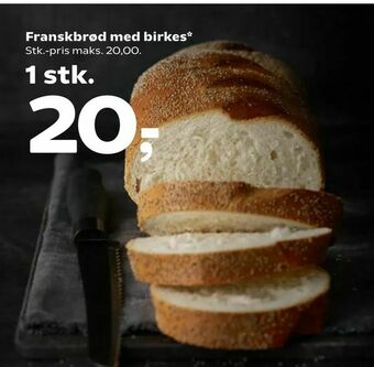 SuperBrugsen Franskbrød med birkes tilbud