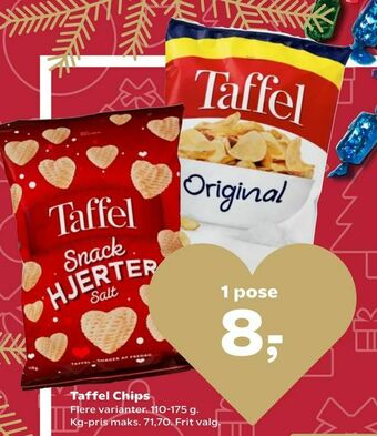 SuperBrugsen Taffel Chips tilbud