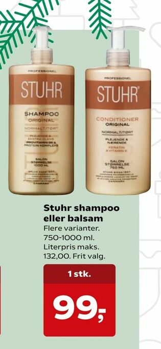 SuperBrugsen Stuhr shampoo eller balsam tilbud