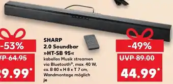 Sharp 2.0 Soundbar HT-SB 95