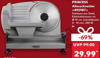 Kaufland Princess Allesschneider 492987 tilbud