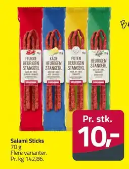 Fleggaard Salami Sticks, DKK 10 tilbud