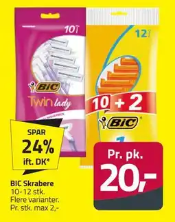 Fleggaard BIC Skrabere, DKK 20 tilbud