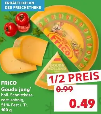 Kaufland Frico Gouda Jung 100g tilbud