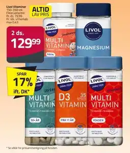 Fleggaard Livol Vitaminer, DKK 129.99 tilbud