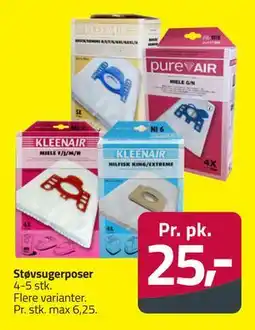 Fleggaard Støvsugerposer, DKK 25 tilbud