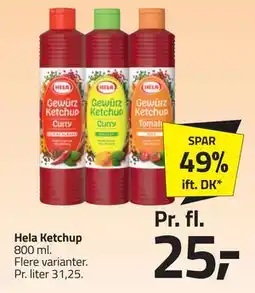 Fleggaard Hela Ketchup, DKK 25 tilbud