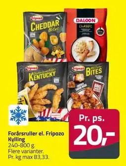 Fleggaard Forårsruller el. Fripozo Kylling, DKK 20 tilbud