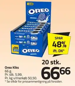 Fleggaard Oreo Kiks, DKK 66.66 tilbud