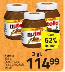 Fleggaard Nutella, DKK 114.99 tilbud
