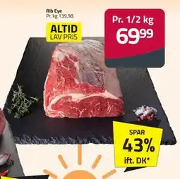 Fleggaard Rib Eye, DKK 69.99 tilbud