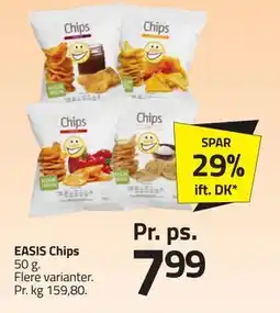 Fleggaard EASIS Chips, DKK 7.99 tilbud