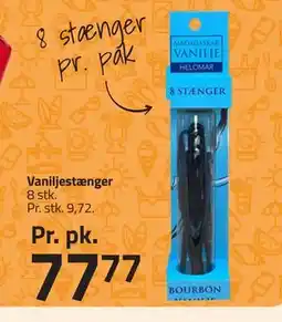 Fleggaard Vaniljestænger, DKK 77.77 tilbud