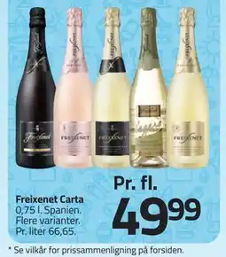 Fleggaard Freixenet Carta, DKK 49.99 tilbud