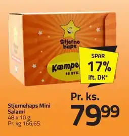 Fleggaard Stjernehaps Mini Salami, DKK 79.99 tilbud