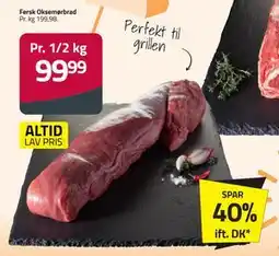 Fleggaard Fersk Oksemørbrad, DKK 99.99 tilbud