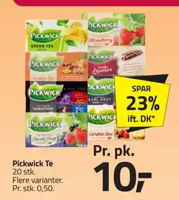 Fleggaard Pickwick Te, DKK 10 tilbud