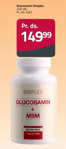 Fleggaard Glucosamin Simplex, DKK 149.99 tilbud